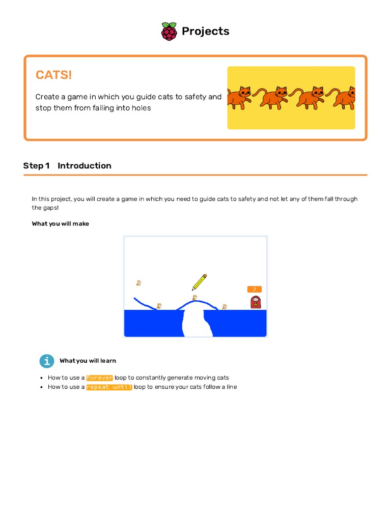 Cats | PDF | Scratch (Programming Language) | Online And Offline