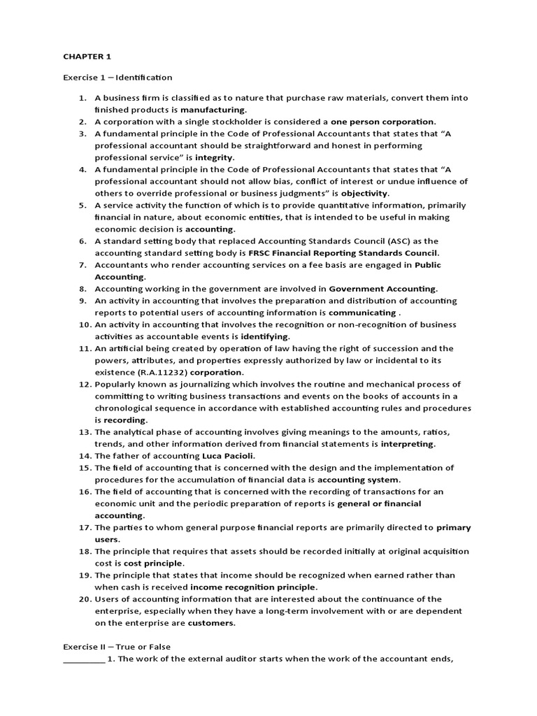Practice problems far chap 1 5 download free pdf debits and credits