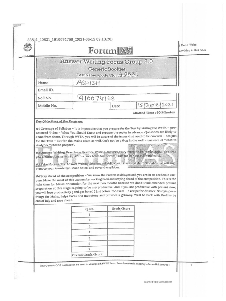 Ashish AIR 23 GS Paper Copy 1 | PDF
