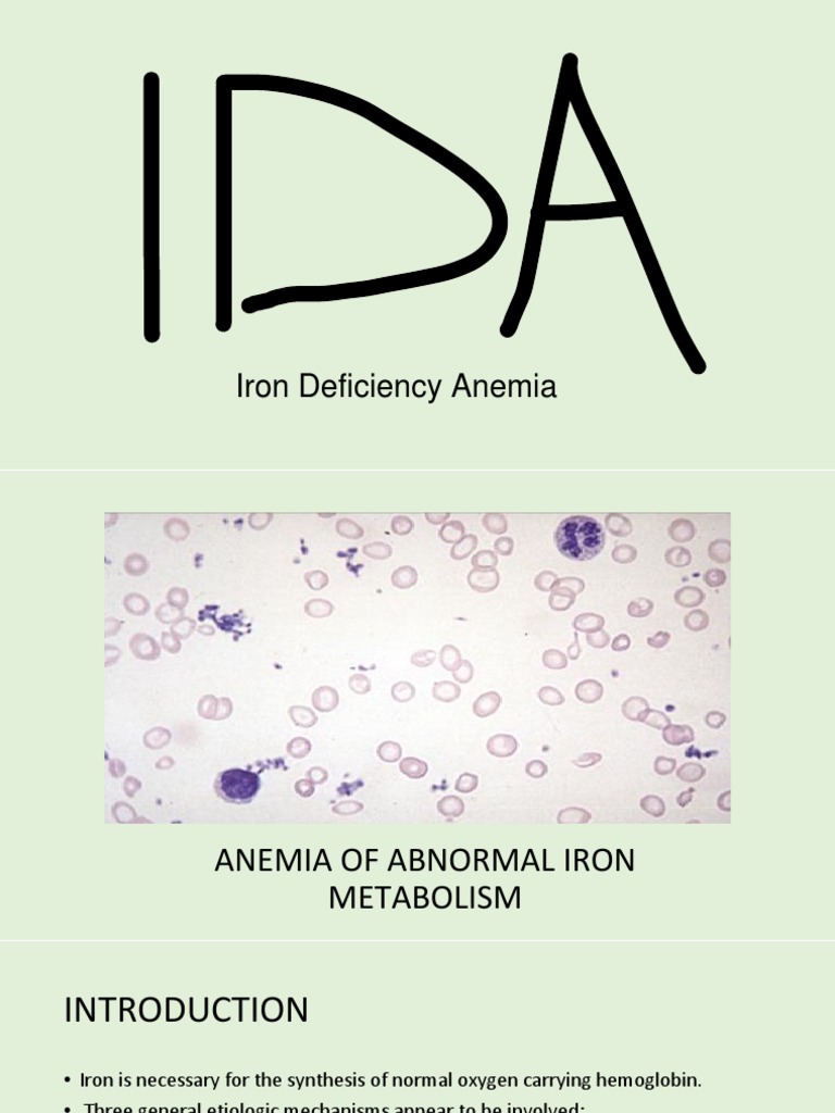 Laboratory Tests for Differentiating Disorders of Iron Deficiency