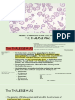 Anemias of Abnormal Globin Development: Thalassemias