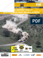 2021 Safari Rally Kenya Supplementary Regulations