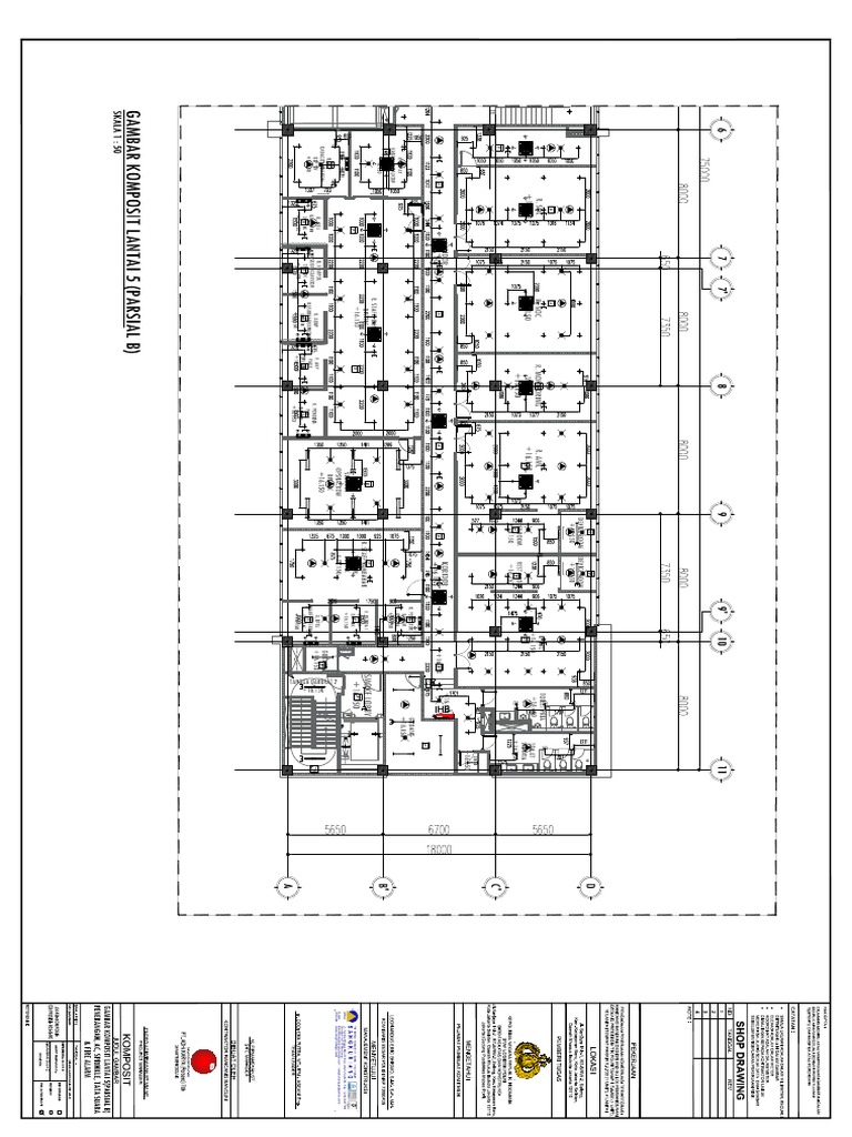 Gambar Komposit Lantai 5 | PDF