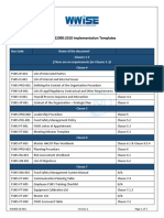 ISO 22000 2018 Implementation Templates.