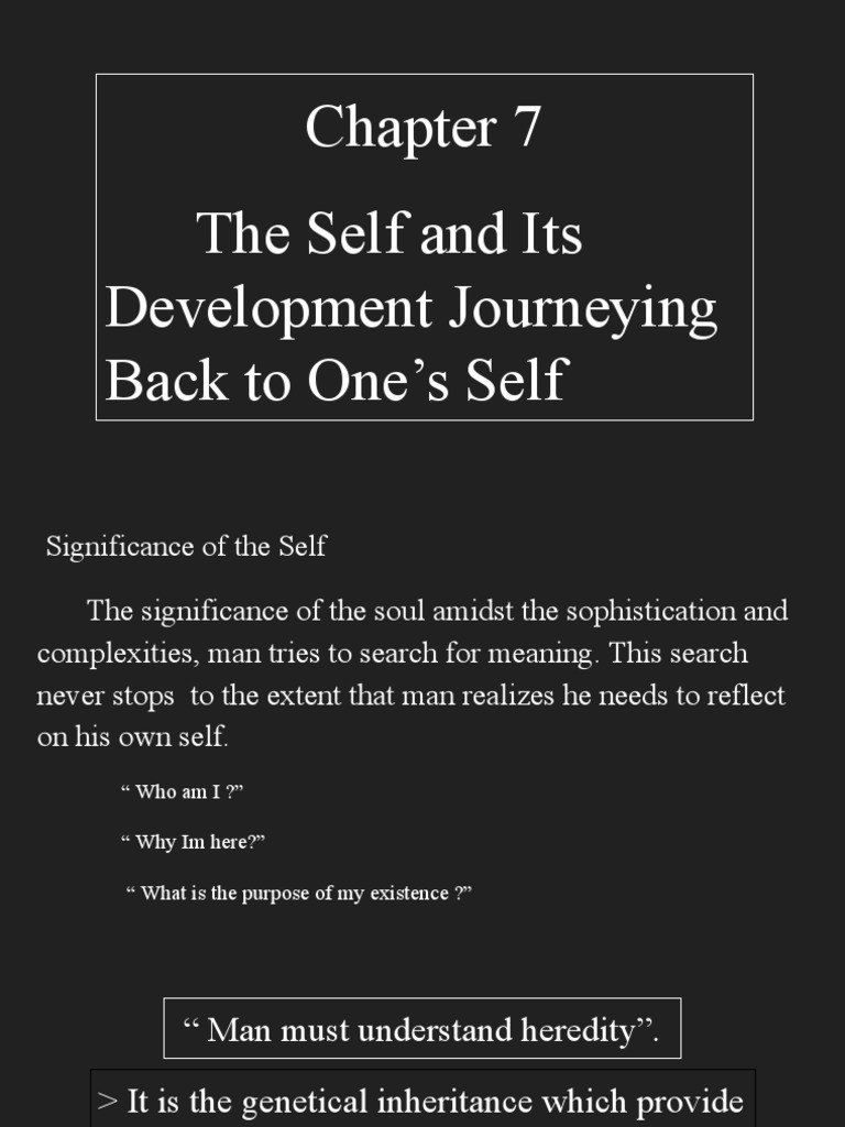 Understanding Self and Existence | PDF | Self Concept | Self