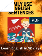 Daily Use English Sentence