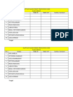 Daftar Hadir Piket Pengurus Osis