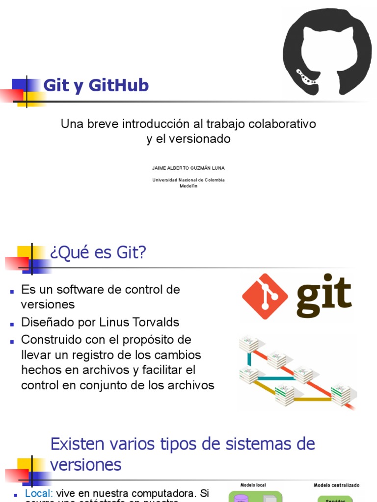 Git y GitHub | Descargar gratis PDF | Archivo de computadora ...