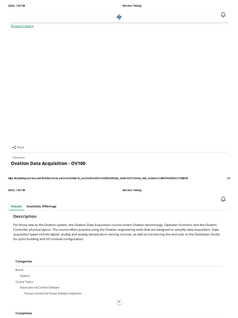 Ovation Data Acquisition Ov100 Pdf Data Acquisition Analogue