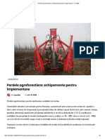 Perdele Agroforestiere - Echipamente Pentru Implementare - FoodBiz