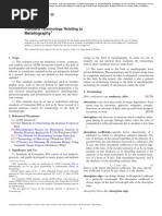 Standard Terminology Relating To Metallography