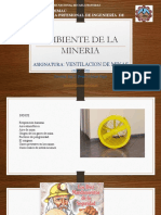 Ambiente de La Mineria: de Apurimac Escuela Prfesional de Ingeniería de Minas