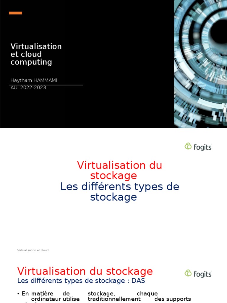 Virtualisation et Stockage Cloud | PDF | Cloud computing | Informatique