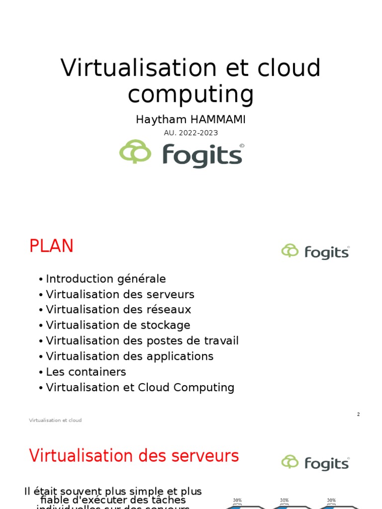 Virtualisation et Cloud Computing | PDF | Virtualisation | Cloud computing