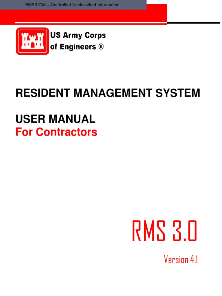 RMS 3.0 User Manual for Contractors | PDF | Business | Computers