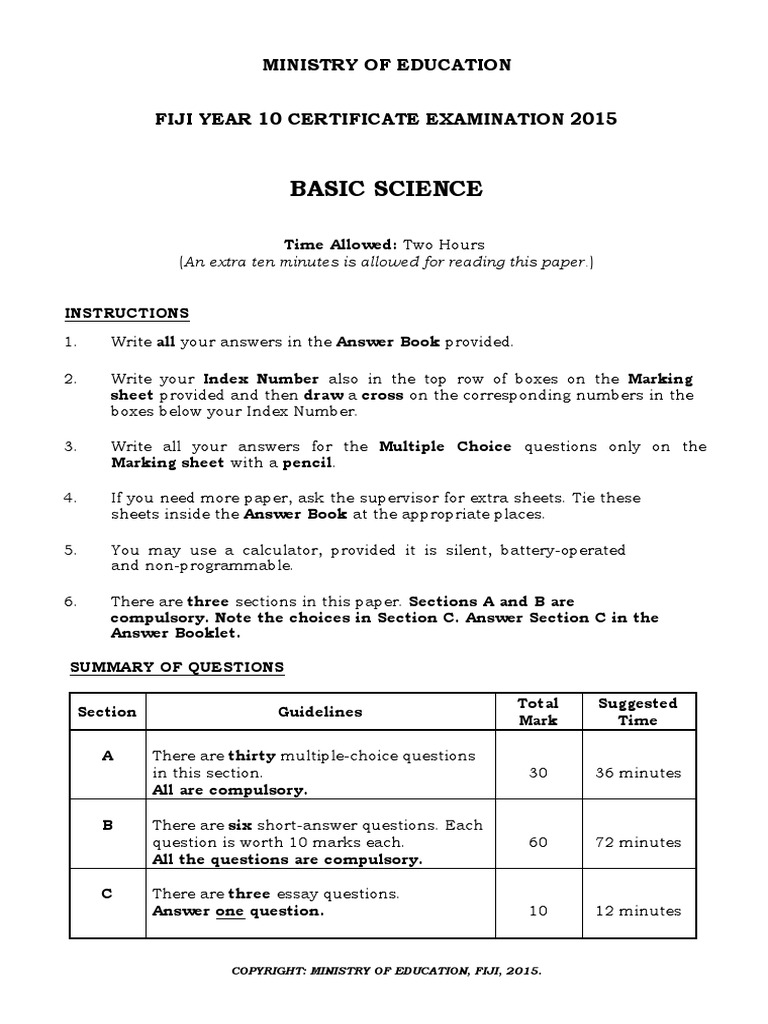 2015 FY10CE Detailed Solutions Basic Science PDF Lung Atmosphere