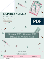 Laporan Jaga Kamis 12-1-2023