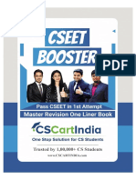 CSEET Booster One Liner Master Revision Book For Jan 2023