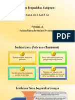 Pertemuan XIII Sistem Pengendalian Manajemen