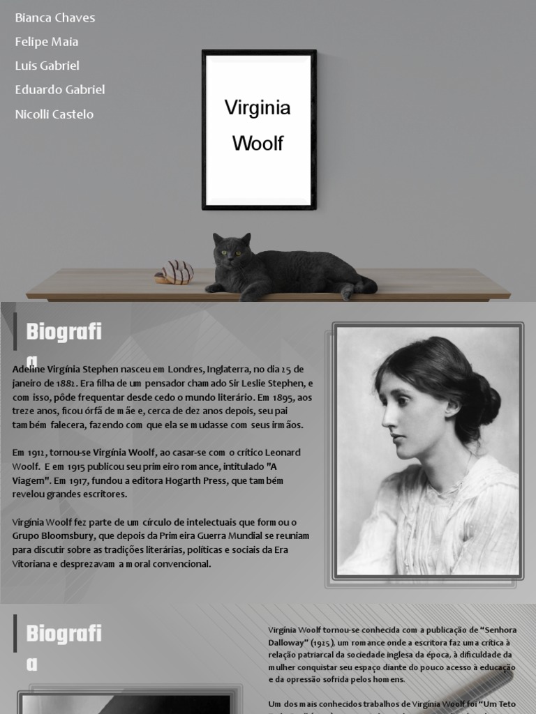 Biografia de Virginia Woolf | PDF | Virgínia Woolf