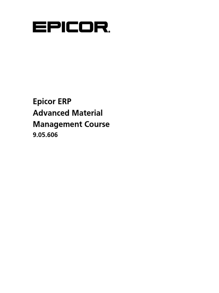 Advanced Material Management PDF Inventory Receipt