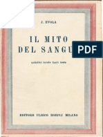 EVOLA - Il Mito Del Sangue (1937)