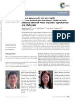 Recent Advances in Non-Enzymatic Electrochemical Glucose Sensors Based On Non-Precious Transition Metal Materials Opportunities and Challenges.