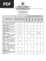 Grade 5 Math 4th Periodical Test 2024 | PDF | Probability | Area