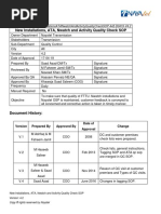 New Installations ATA and Activity Quality Check SOP V 4.2