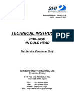 Cryocooler Technical Instruction, RDK-305D
