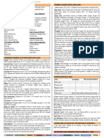 Starfinder Player Reference Sheet