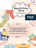 Cute Pastel Birthday Doodle Illustrations Events and Special Interest - Presentation Template