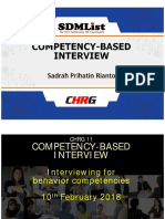 Competency Based Interview