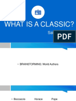 WHAT IS A CLASSIC Merged