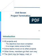 Project - PPT 7 Termination