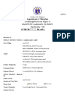 Department of Education: Zamboanga Peninsula, Region IX Division of Zamboanga Del Norte Dipolog City 7100