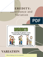 Heredity - Inheritance and Variation