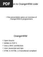 Download OrangeHRM Code Overview by Javed Pathan SN62478499 doc pdf