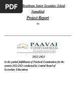 Class 12 - English Project | PDF