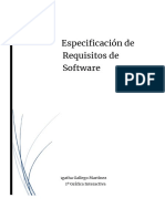 Especificación de Requisitos de Software: Agatha Gallego Martínez 1º Gráfica Interactiva