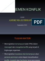 Bahan Tayang Manajemen Konflik