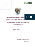 Prevención y reducción del uso de alcohol, tabaco y drogas