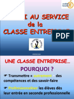 Diaporama Classe Entreprise