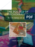 The Poetics of Psychoanalysis in The Wake of Klein (Mary Jacobus)