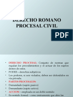 Curso de Derecho Romano Clase 12 Procesal Civil Romano