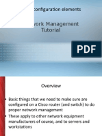 Cisco Confguraton Elements: Network Management Tutorial