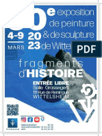 8 Pages Dépliant Expo Peinture Sculpture 2023