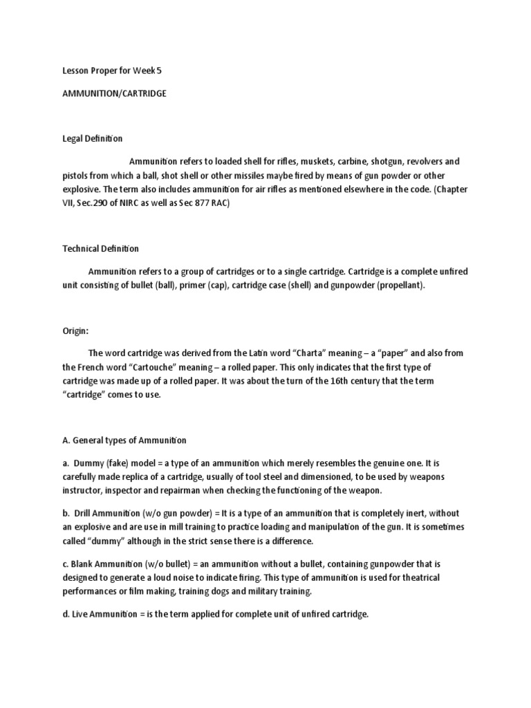 AMMUNITION 101 THE BASICS OF A CARTRIDGE visual data 6