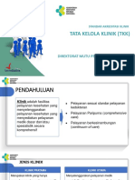 Standar Akreditasi Klinik TATA KELOLA KLINIK (TKK)