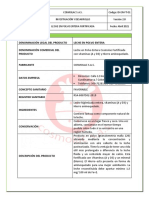 Ficha Tecnica Leche en Polvo - Cosmalac